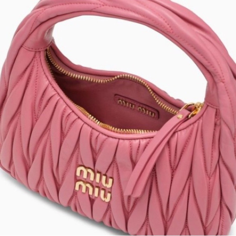 💕 MIUM✵U Designer Soft Pink Crossbody & Shoulder - Picture 4 of 5
